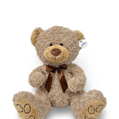 18" Taupe Bear Plush