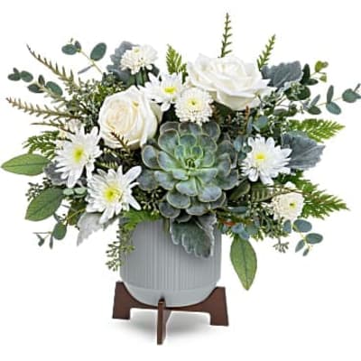Teleflora's Tranquil Clouds Bouquet