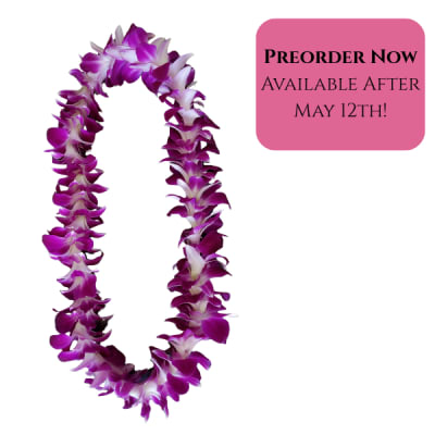 Single Bombay Orchid Lei