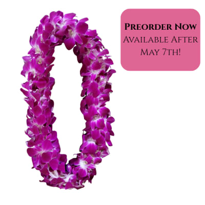 Double Bombay Orchid Lei
