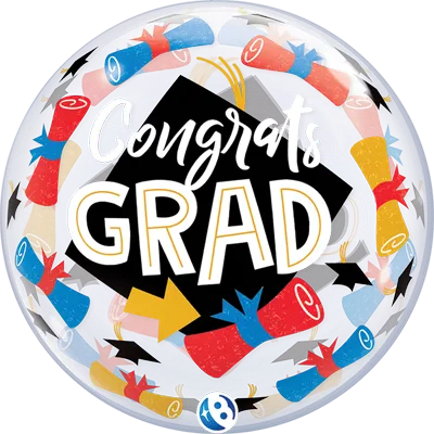 Congrats Grad Clear Balloon
