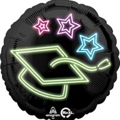 Neon Sign Graduation Mylar
