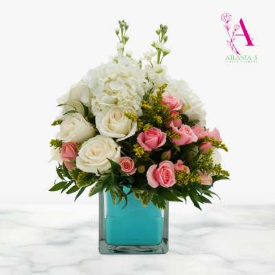 AQUA DREAM BOUQUET BY ATLANTA'S FINEST FLOWERS