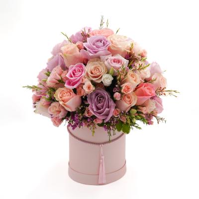 Pink flower box