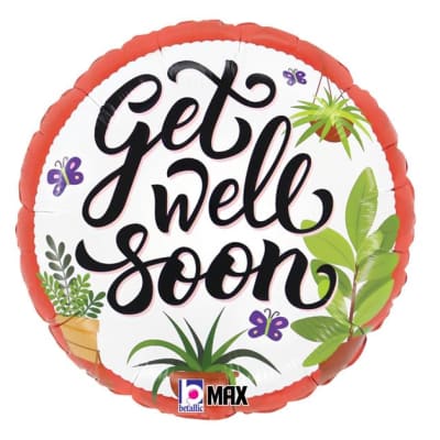 17" Get Well Soon Mylar