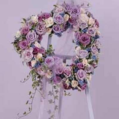 Purple Heart Easel