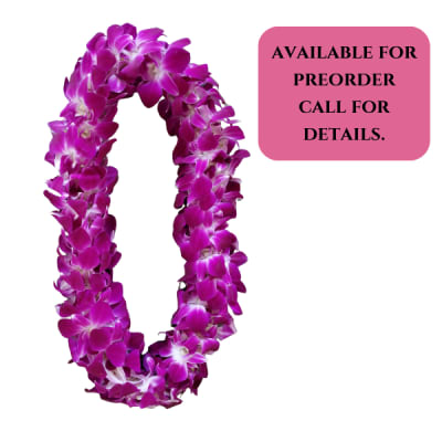 Double Bombay Orchid Lei