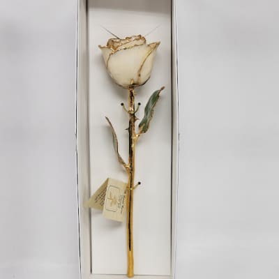Preserved Ivory 24KT Gold Rose