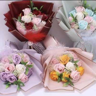 Wrapped flower Gift