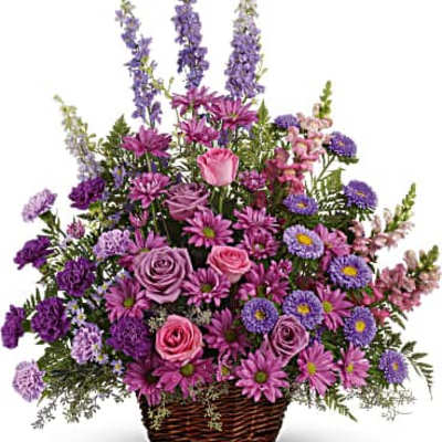 Gracious Lavender Basket