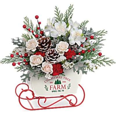Teleflora's Winter Sleigh Bouquet