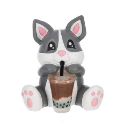 Boba Tea Animal Figurine