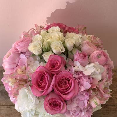 Pink & White Harmony | Modern Contemporary Delivery in San Francisco