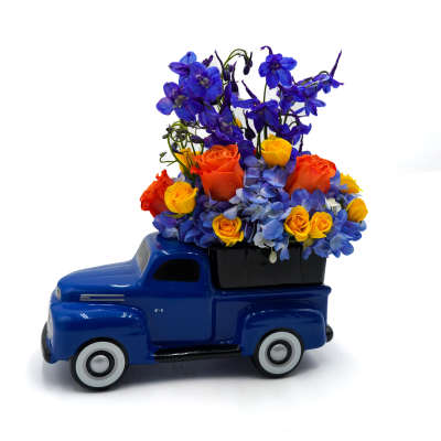 Vintage Truck Bouquet
