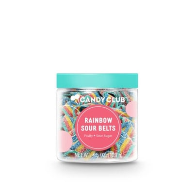 Candy Club Rainbow Sour Belts