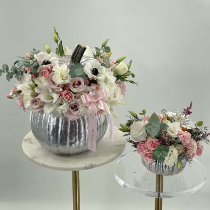 Silver pumpkins