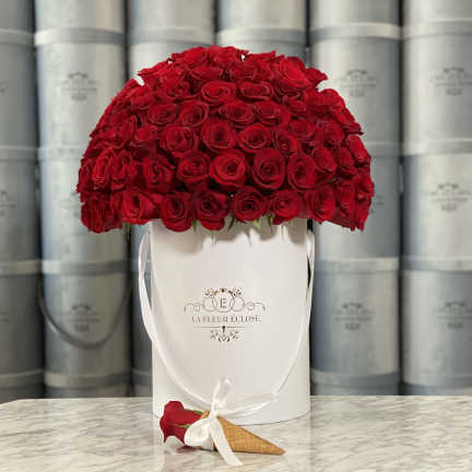 50 Red Roses In Our Signature Box MD