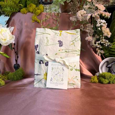 June & December Eastern Region Wildflowers Kitchen Tea Towel