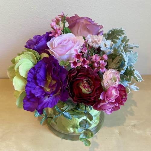 Vibrant Posy - Silk floral Arrangement