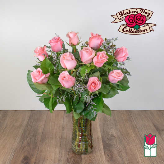 Beretania's Medium Stem Rose Arr - Bubblegum