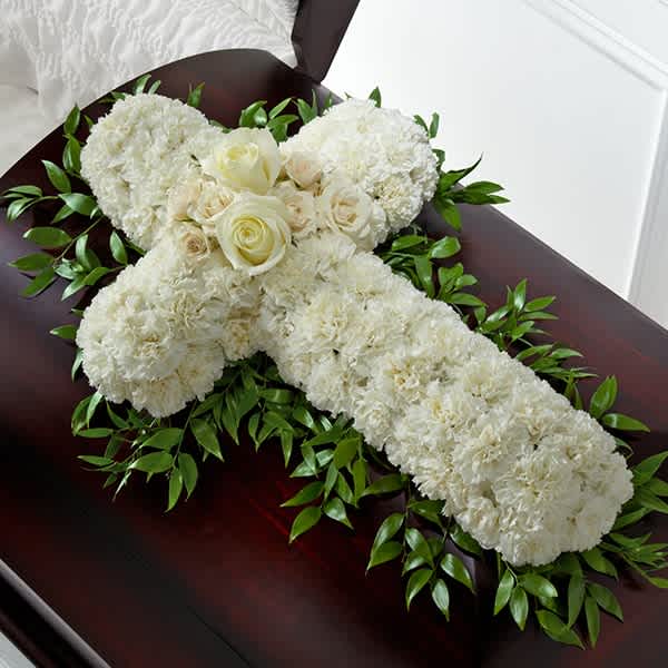 Peaceful Memories Casket Spray