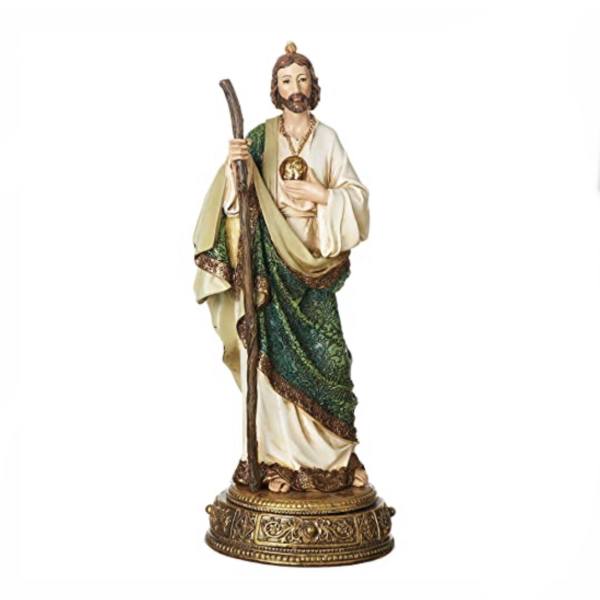 RELIGIOUS GIFTS- SCULPTURE - SAINT JUDE FIGURE 10.75"