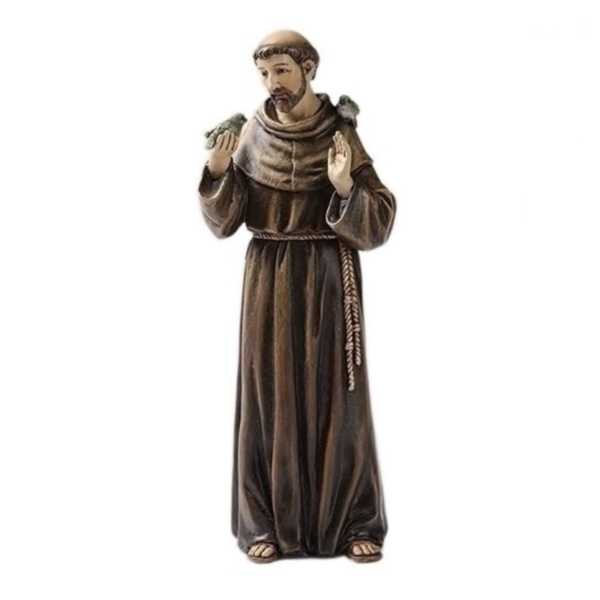 RELIGIOUS GIFTS- SCULPTURE- ST FRANCIS FIGURE RENAISSANCE COLLECTION
