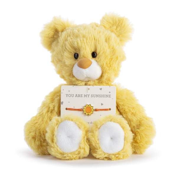 Plush- You Are My Sunshine Yellow Bear 8"