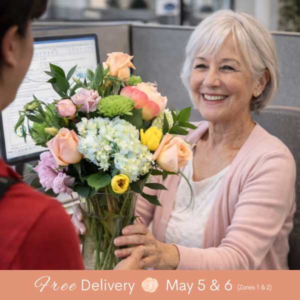 Mom's Spring Medley (w/Peonies)