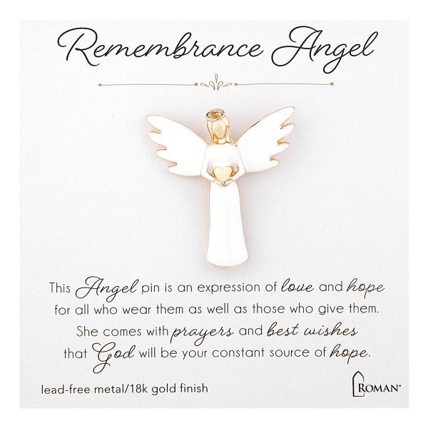 Remembrance Angel Pin