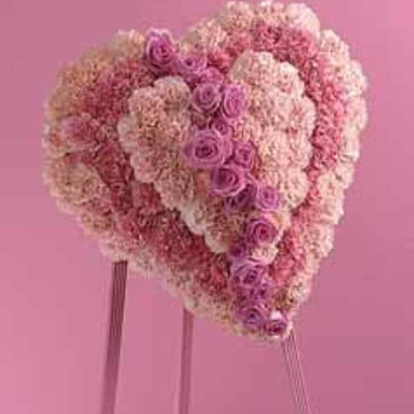 SF58-11 Rose Heart Easel