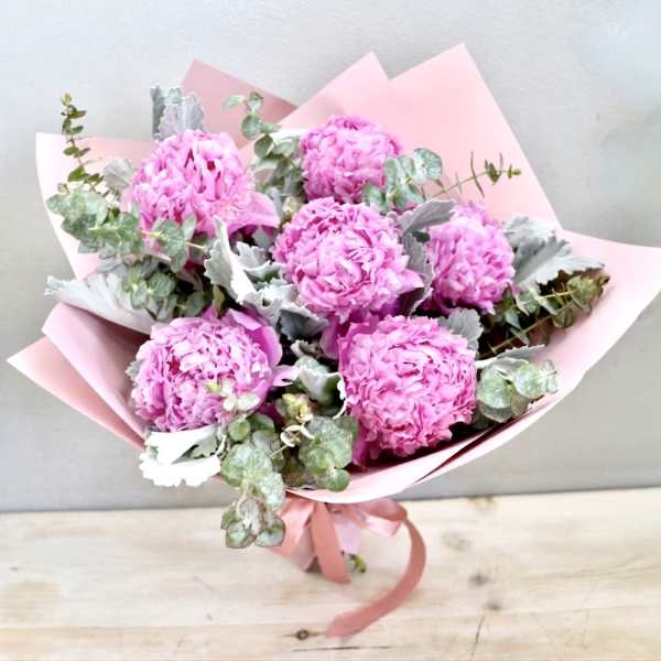 Pink Peony Bouquet - Glendale Flowers