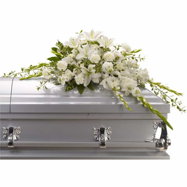 Bountiful Memories Casket Spray by Teleflora