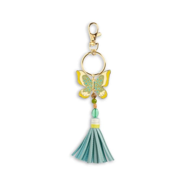 Green Butterfly Bag Charm
