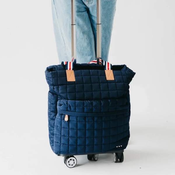 Quilted Tote Roller Bag