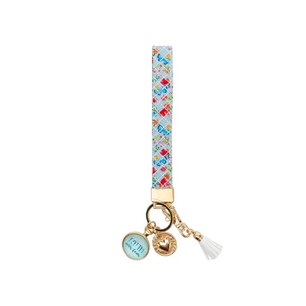 Floral Wristlet Keychain