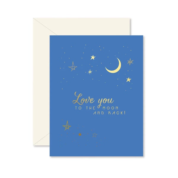Love You to The Moon and Back Card