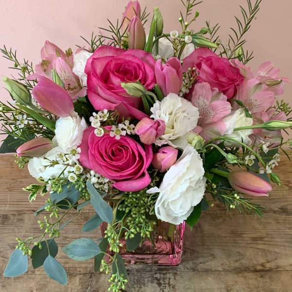 Lovely In Pink Flowers by Fillmore Florist in San Francisco