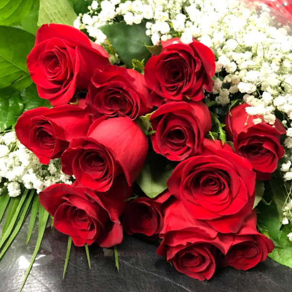[TT-SIGWRAP]: SIGNATURE PREMIUM LONG STEM RED ROSES WRAPPED
