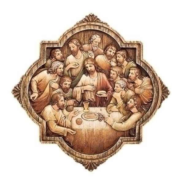 Religious illustration of Jesus and disciples around a table