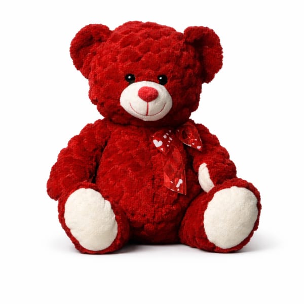 Plush - Red Heart Fur Bear