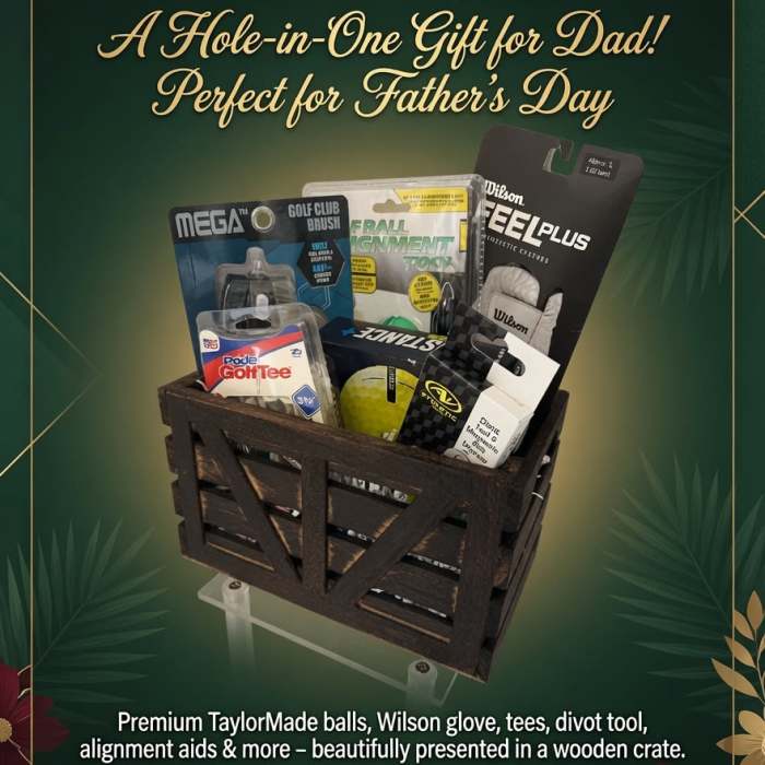 Golf Lovers Gift Basket