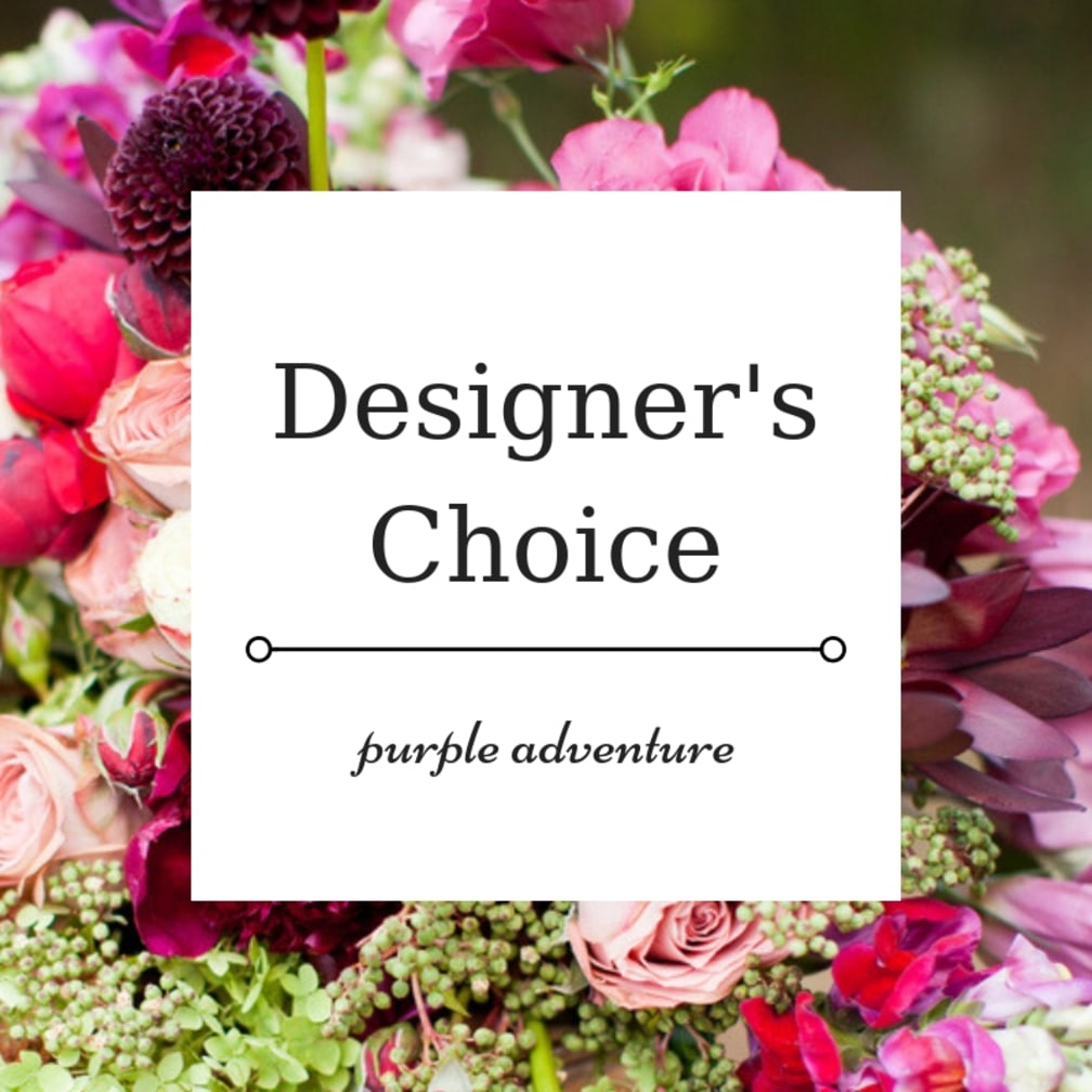 Designer S Choice Purple In Cranston Ri Garden Hills Florist