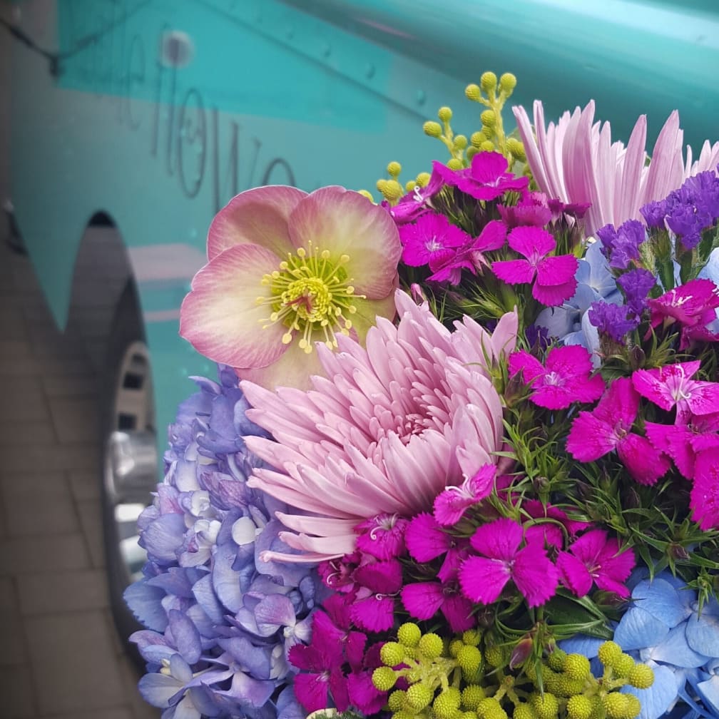 Seattle Florist Flower Delivery by Seattle Flower Truck