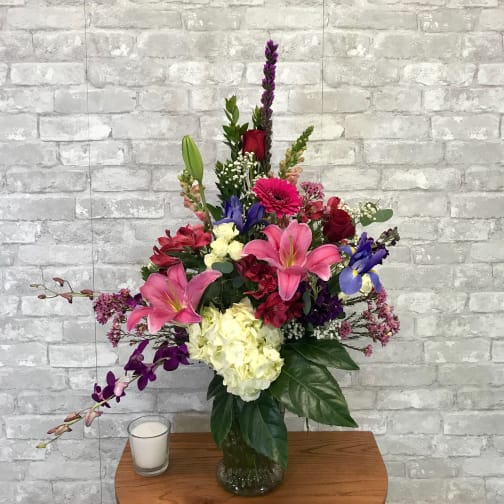 Beautiful In Blue By Teleflora T209 3a In Bensalem Pa Flower Girl Florist