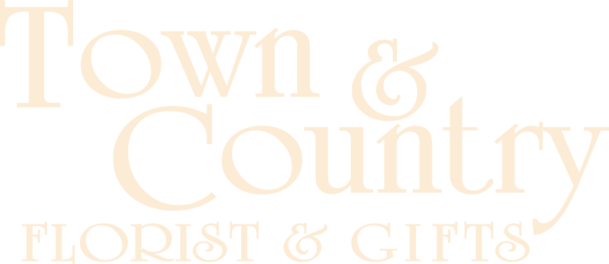 Country florist sales