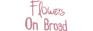 FLOWERS ON BROAD Logo