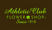 Athletic Club Flower Shop Logo