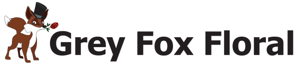 Grey Fox Floral Logo