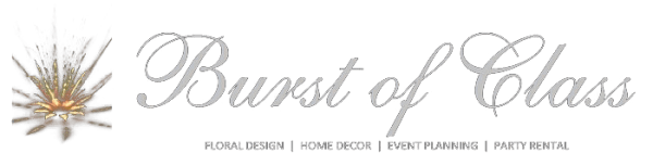 Burst of Class Florist Logo
